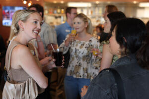 Alyssa Lakosky of JBC Commercial connects with other young professionals at Young Professionals Network (YPN) Off the Clock social.