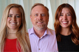 Leadership FMWF participants: Hailey Hoffner, Brian Larson and Jaden Ross