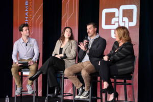 Young professionals participate in a breakout session on board service at the 2025 YP Summit.