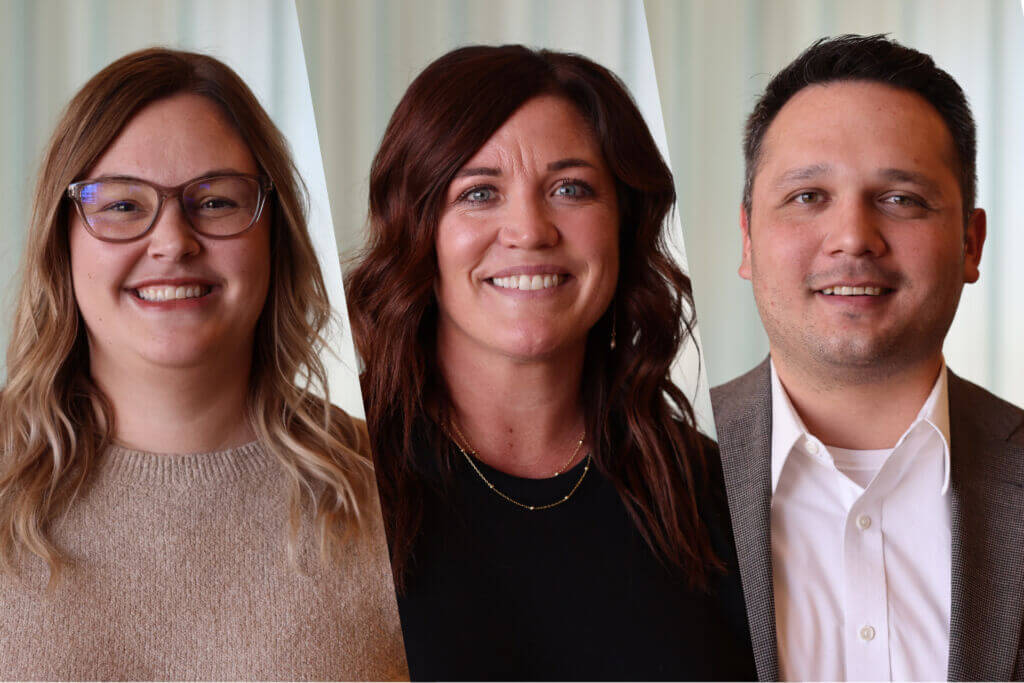 Leadership FMWF 2026 participants (L to R): Mariah Bates, Angie Honzay, Collin Johnson