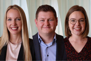 2026 Leadership FMWF Class participants: Alyssa Lokosky, Allison Pillar, John Morrison.