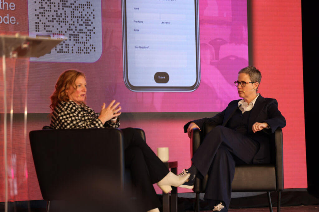 Shannon Full with keynote speaker and futurist Rebecca Ryan at the 2026 Workforce Forum, where leaders explored how to shift workforce planning from reactive strategy to future-ready action.