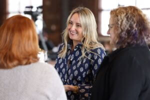 Attendees participate in meaningful conversation at Women Connect: Setting Unbreakable Boundaries on Feb. 24 at the Armory Event Center.