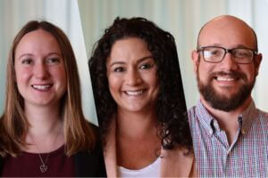 Leadership FMWF participants Casondra Duckworth, Kimberly Vosseteig and Jose Zandonadi Class of 2026