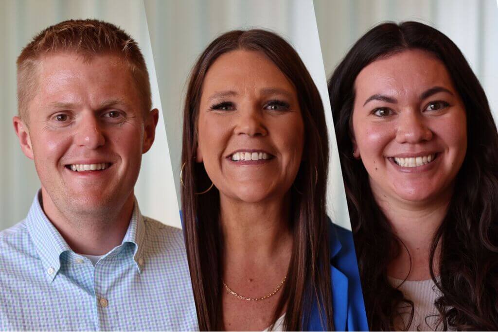Leadership FMWF LFMWF participants Jared Meyer, Karmen Riley, Mikayla Young