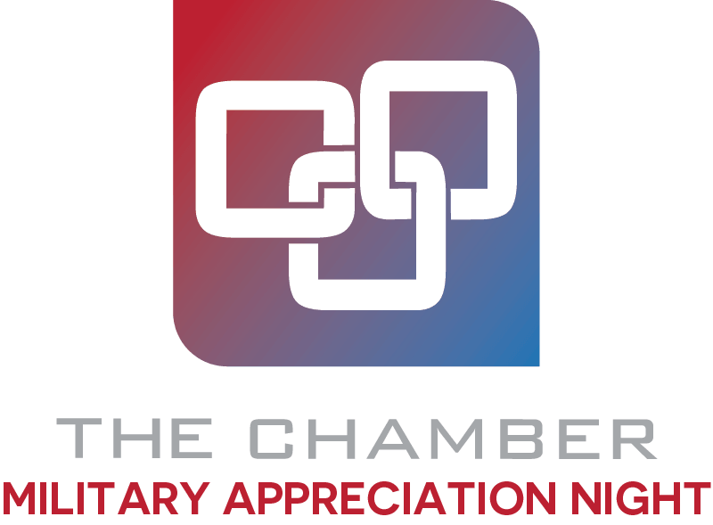MANAR logo Military Appreciation Night logo red and blue with chamber links