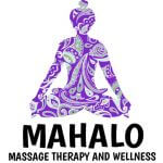 Mahalo Massage therapy and wellness logo