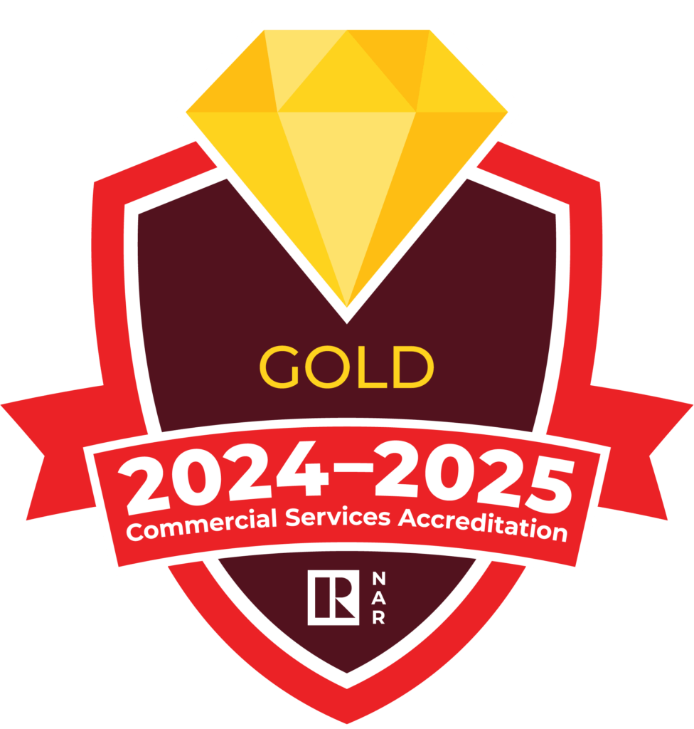 NAR Commercial Services Gold Accreditation Badge logo