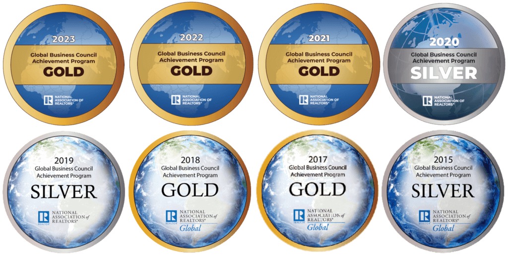 NAR Global Award Icons Graphic