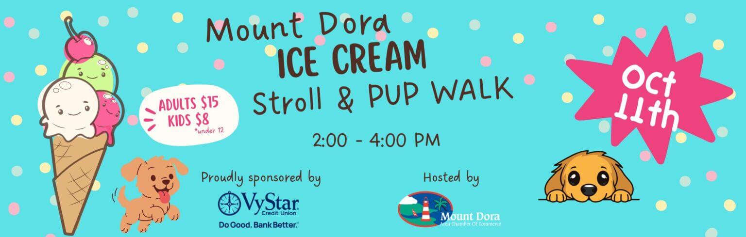 Fall Ice Cream Stroll and Pup Walk Tickets on Sale
