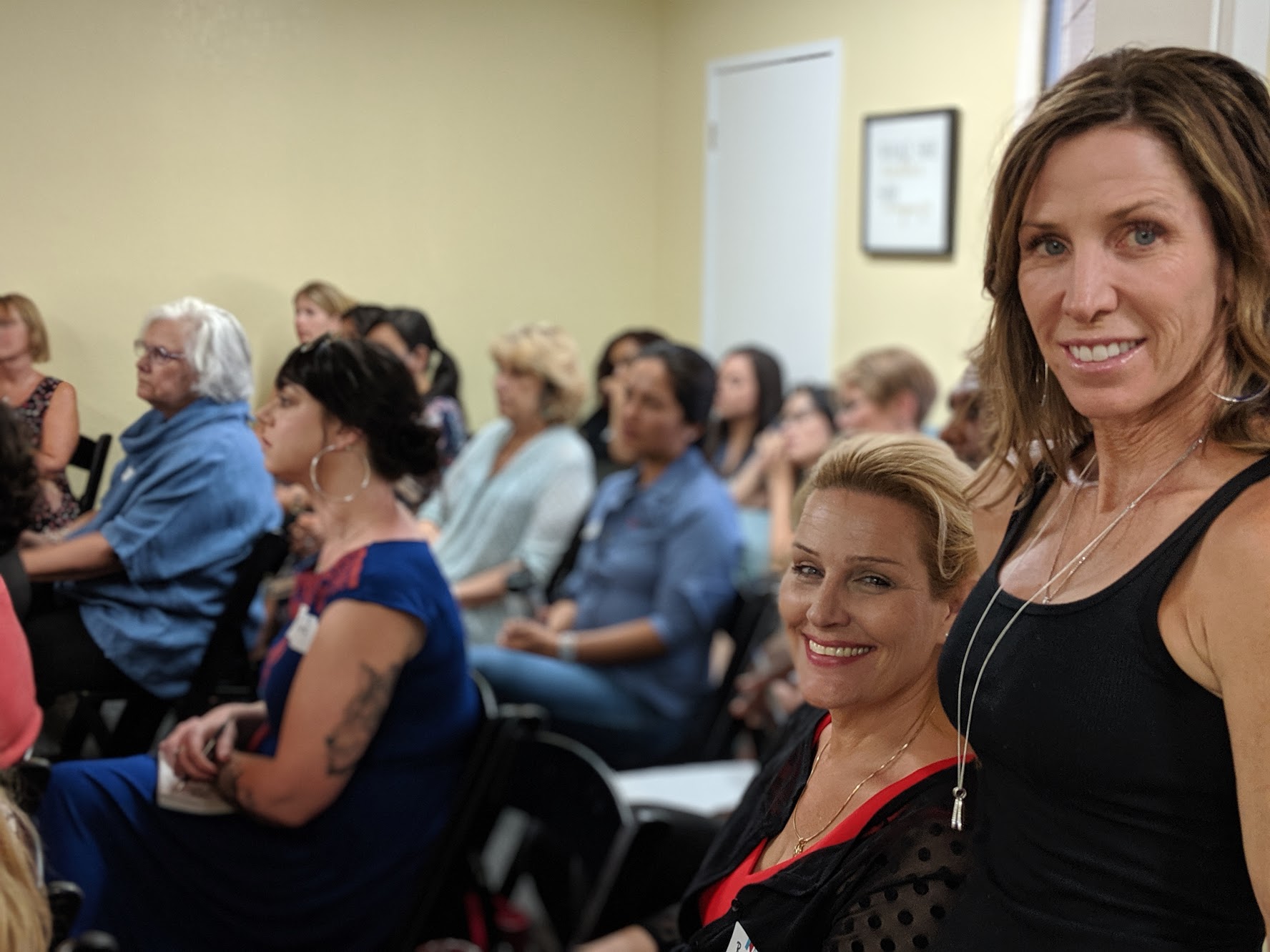 Lisa Marie Taylor and Roxanne Albin at Women in Business