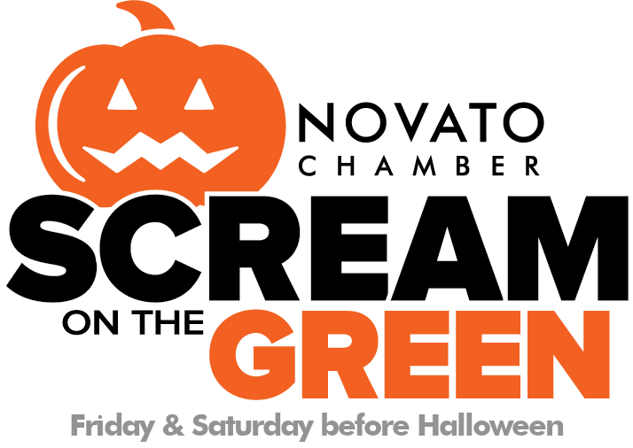 sCREAM ON THE GREEN logo date and things