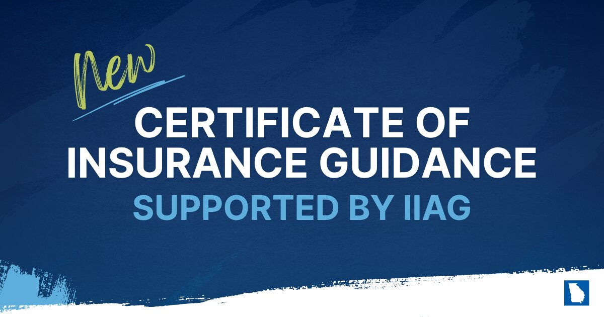 Blog- New Certificate of Insurance Guidance Supported by IIAG