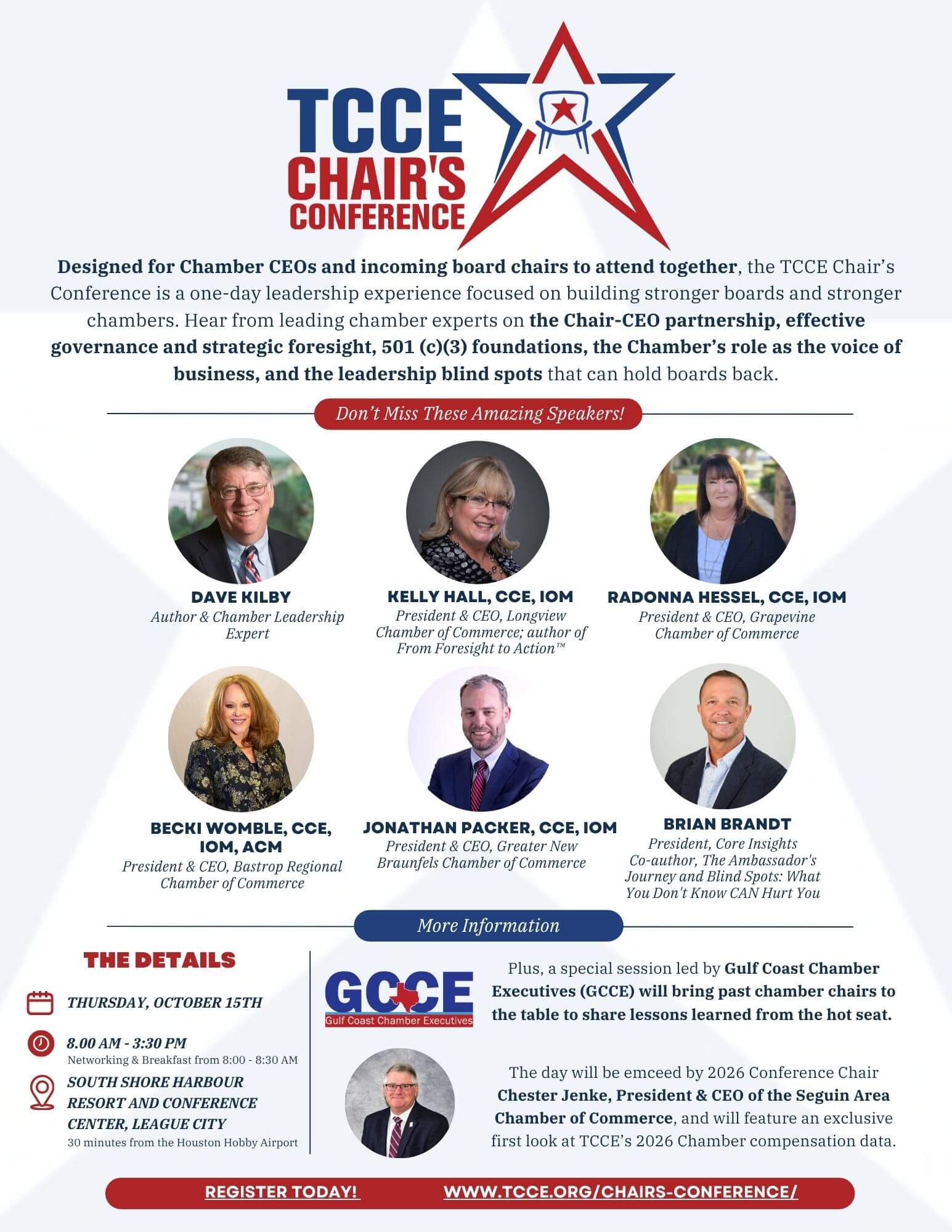 2026 Chair's Conference Flyer 2026 Chair's Conference Flyer
