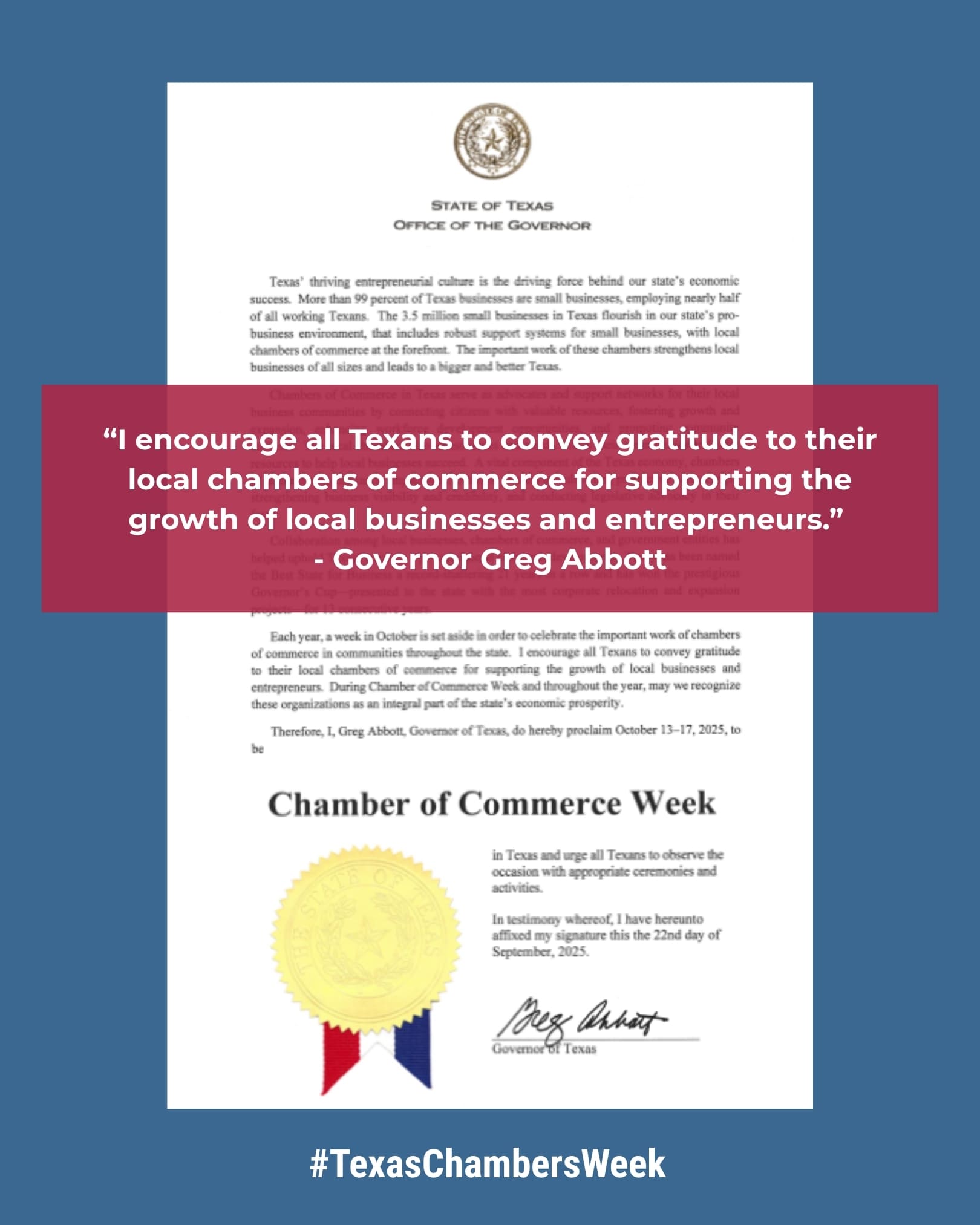 Proclamation 2025 Chamber Week Proclamation 2025 Chamber Week
