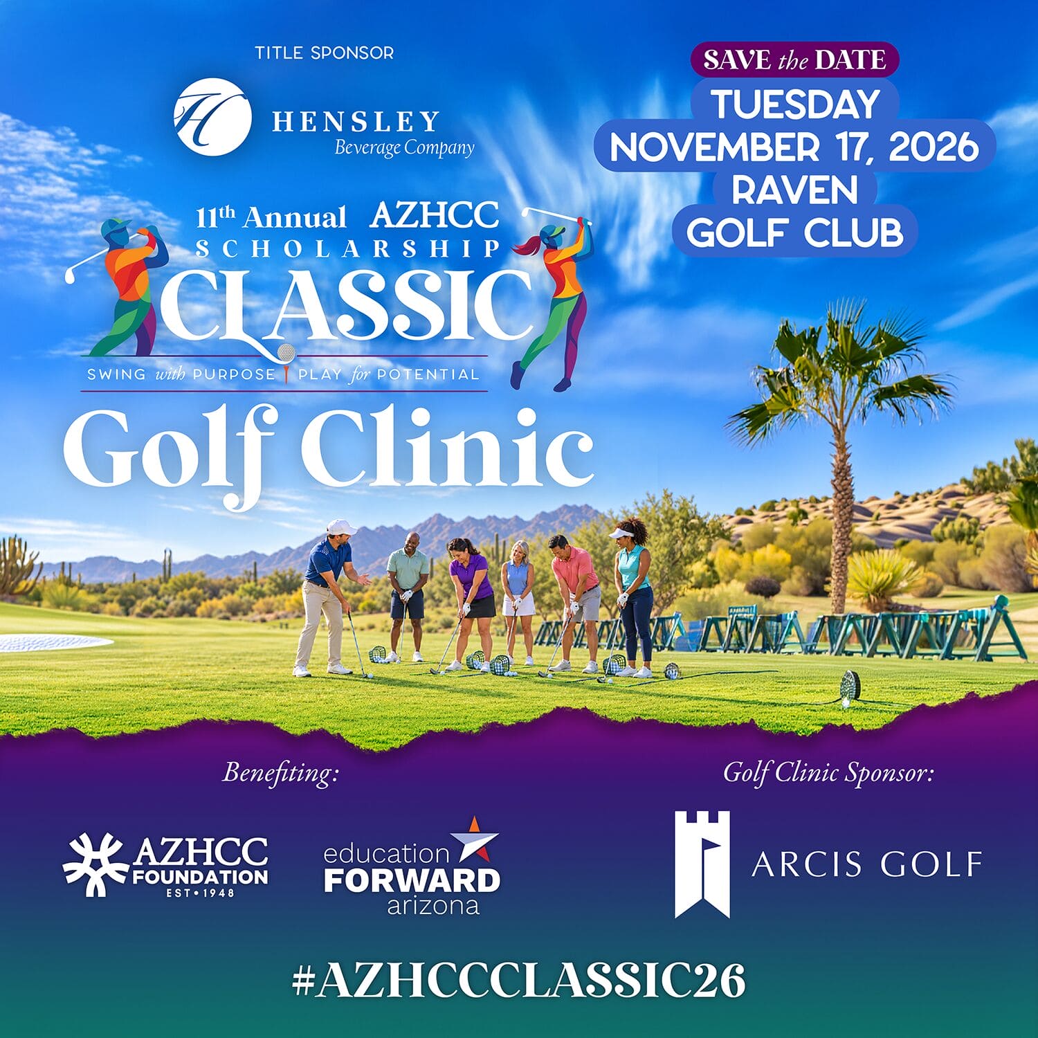 11th Annual AZHCC Scholarship Classic Golf Clinic