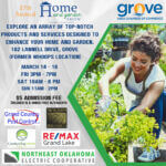 Booth space is available for the annual Grove Area Chamber Home & Garden Show. Call today!