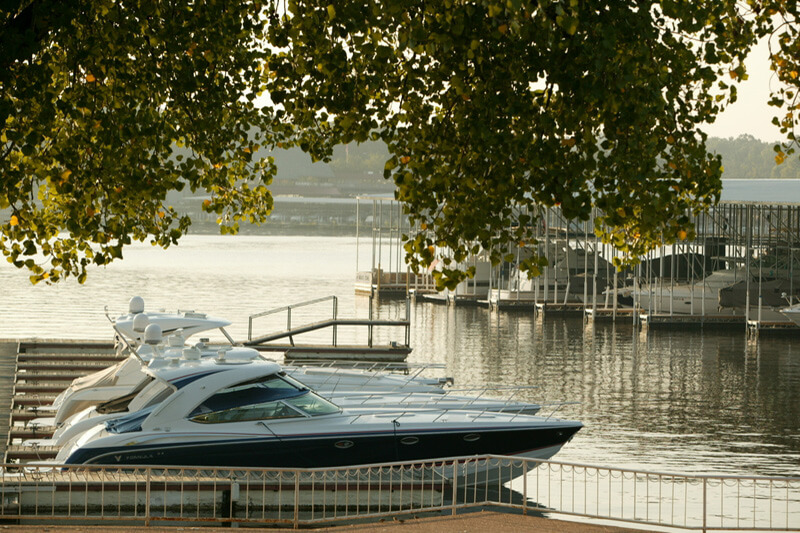 boat in lake