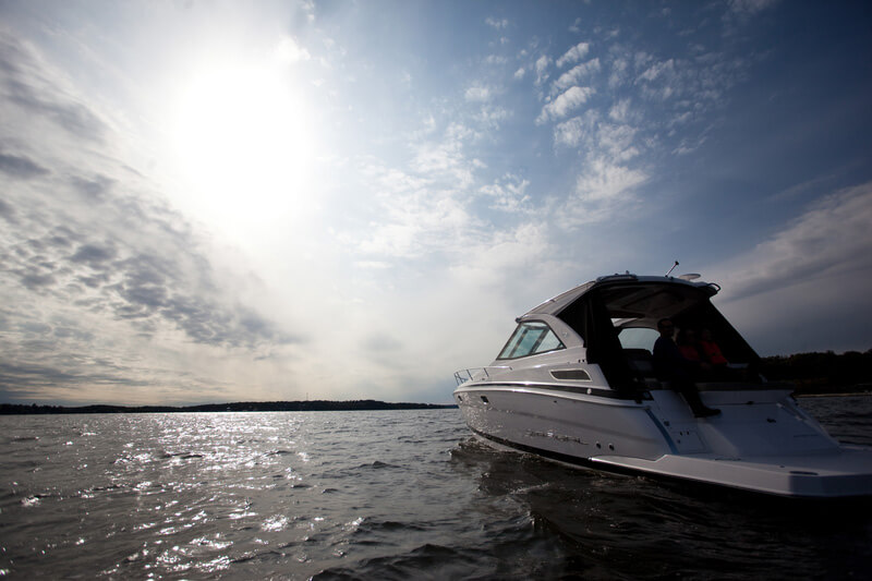 boat in lake