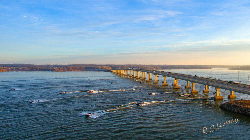 bridge aerial view