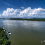 lake aerial view