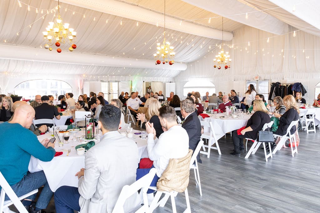Guests enjoying the 2025 Holiday & Awards Luncheon