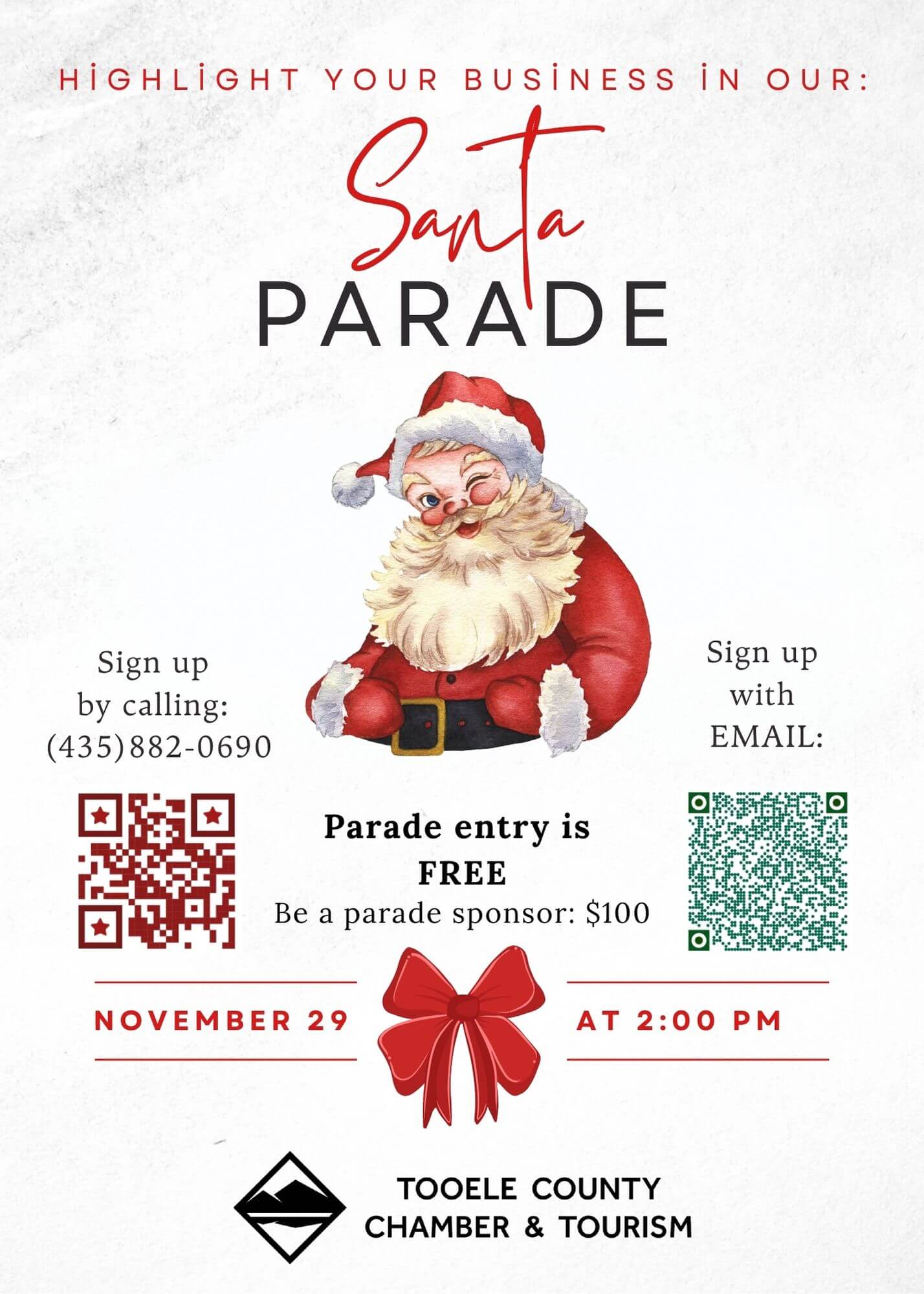 chamber sign up flyer