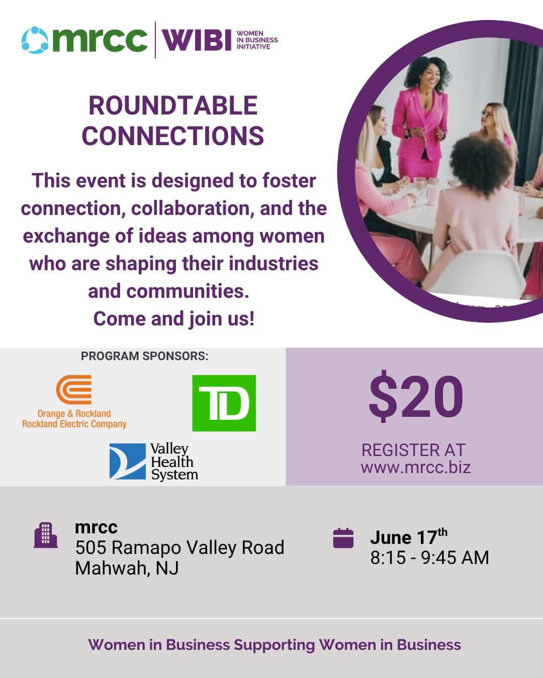 2026 WIBI June for Round Table Connections