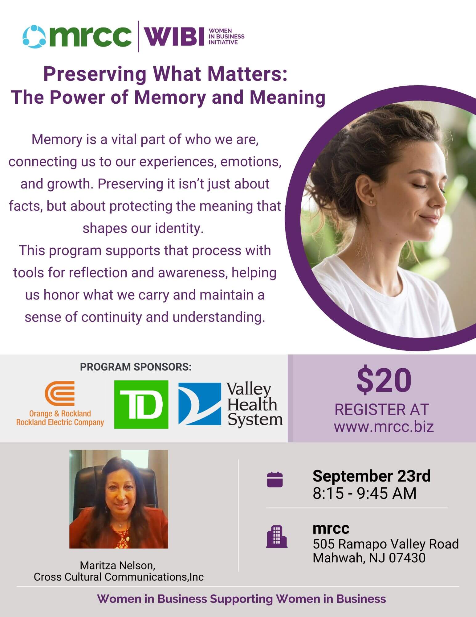 September 2026 WIBI Flyer