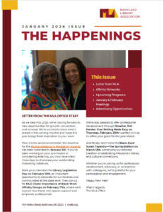 The Happenings January 2026 cover page