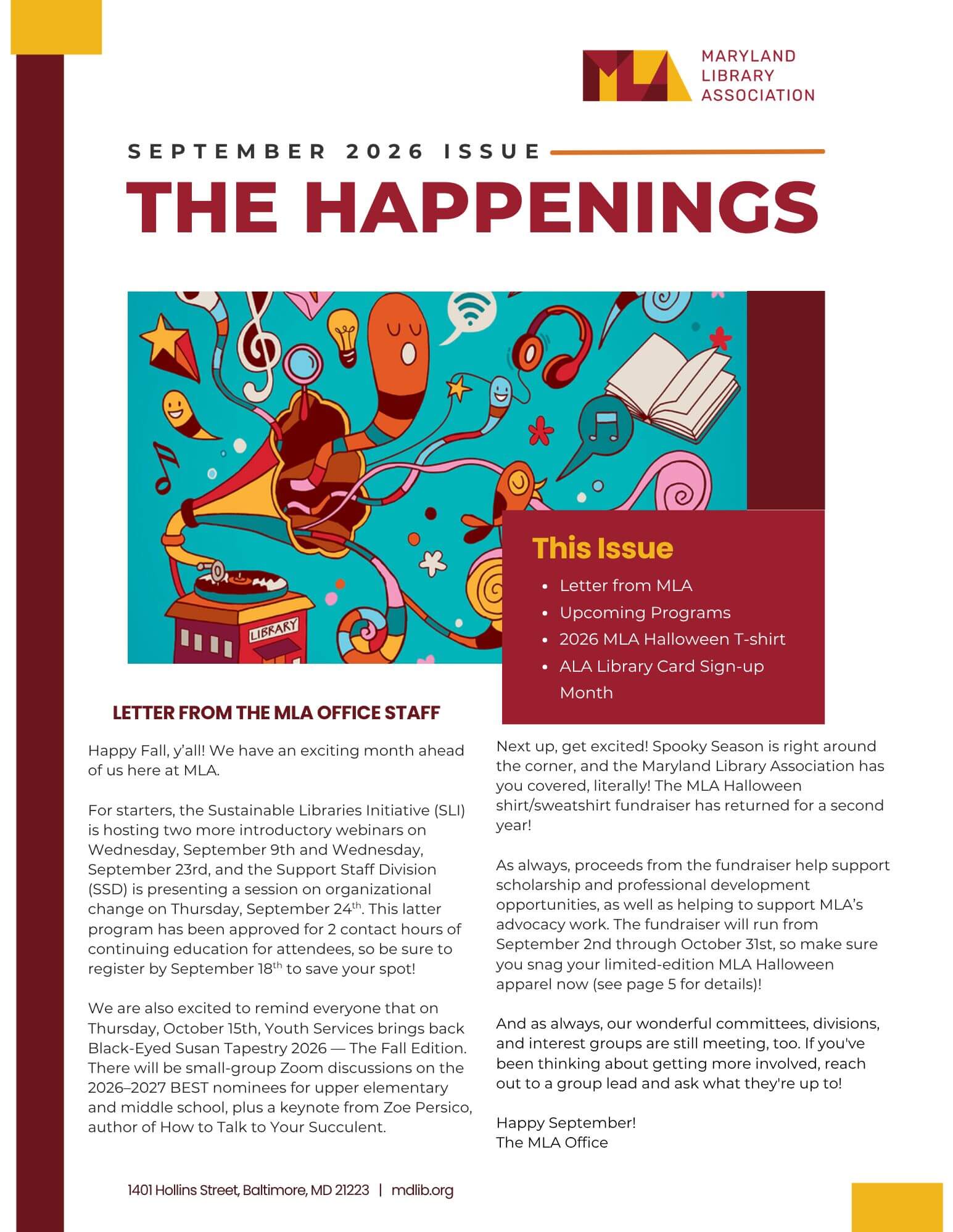 Sep26 Happenings