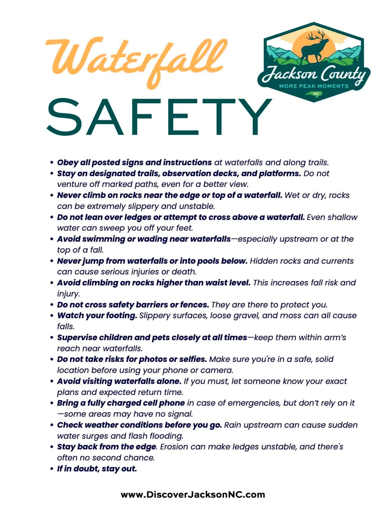 Waterfall-Safety Waterfall-Safety