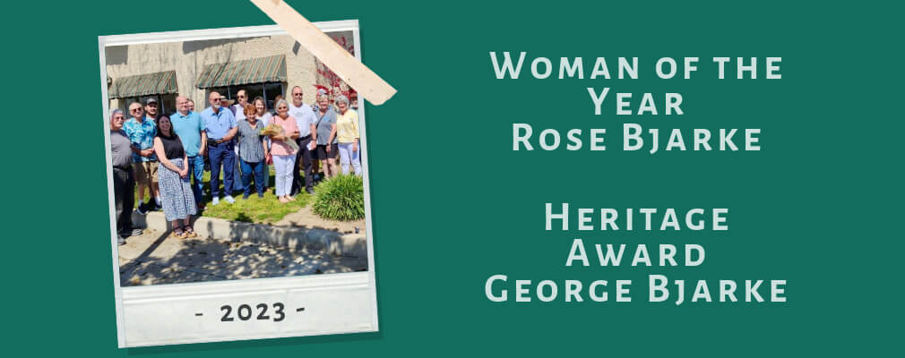 woman of the year rose bjarke Heritage award george bjarke