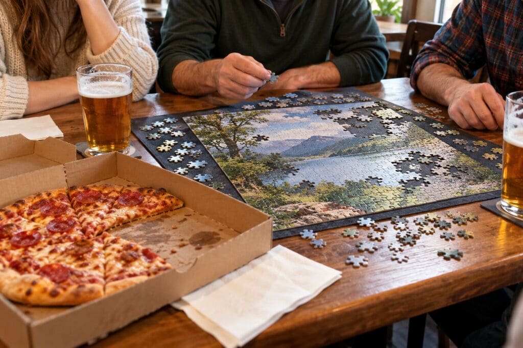 Pizza, Puzzles, and Pints