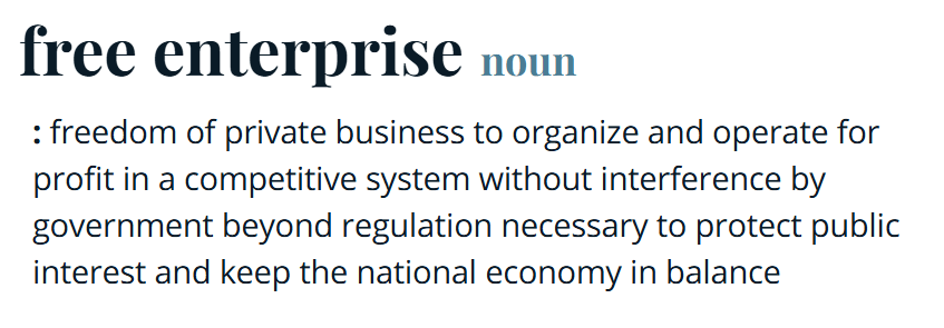 free enterprise free enterprise