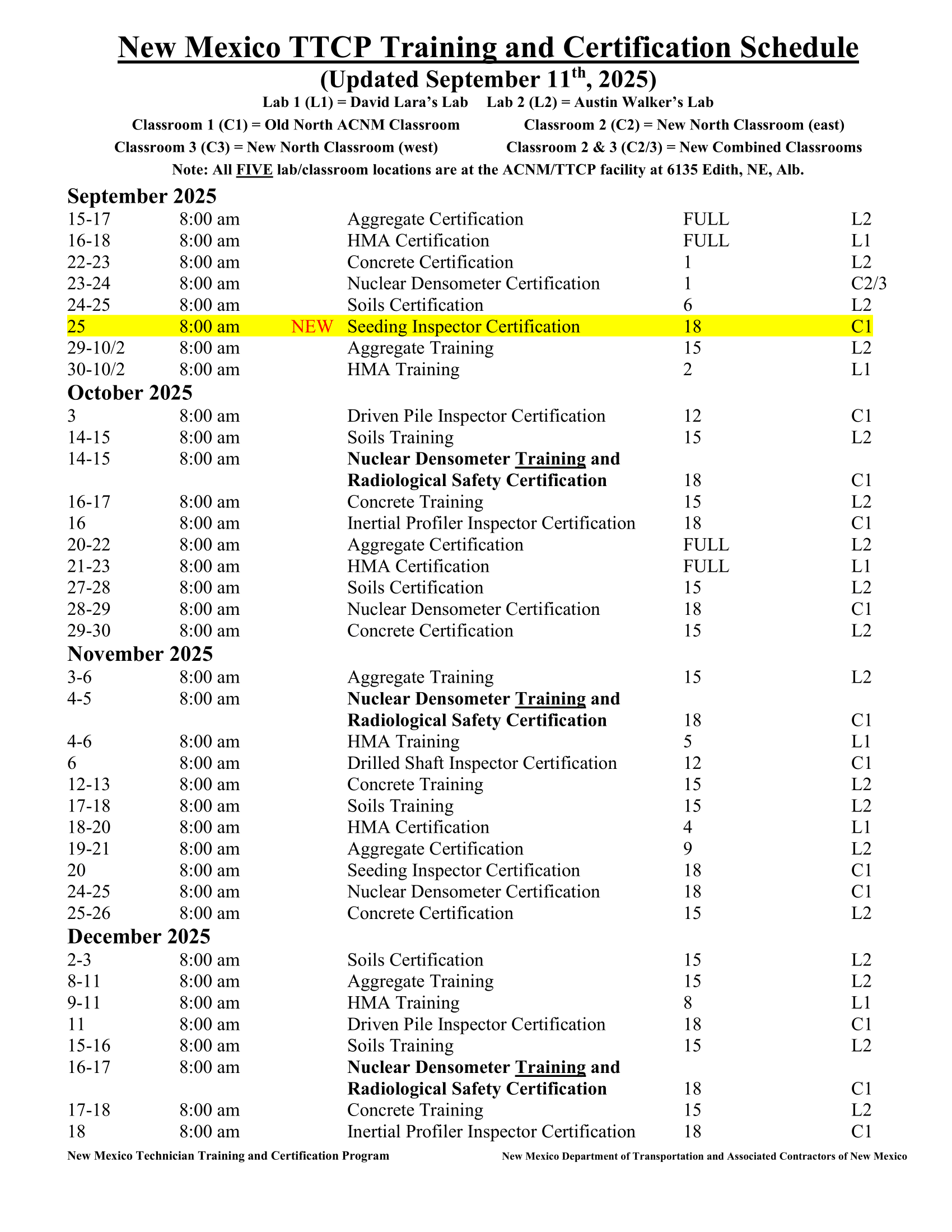TTCP Schedule - 9.11.25-1 TTCP Schedule - 9.11.25-1