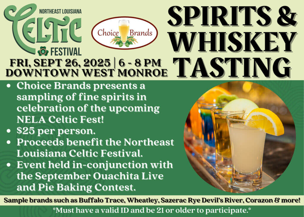 Celtic Fest Whiskey Tasting UPDATED 9.3.25