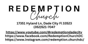 Redemption Church-New Church Sign