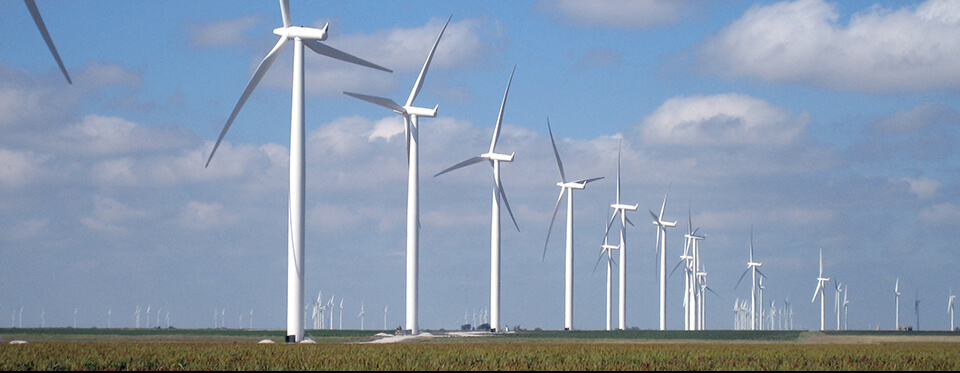 wind turbines