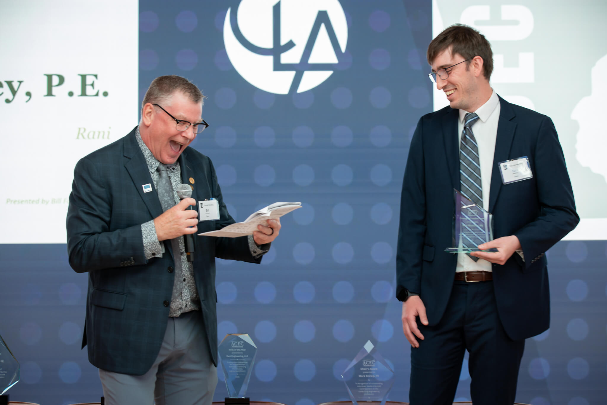 2026 Emerging Leader Award - Kris Manthey with Bill Forsmark