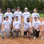 The BKBM team poses with its Bracket C trophy