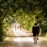 bikers at the park