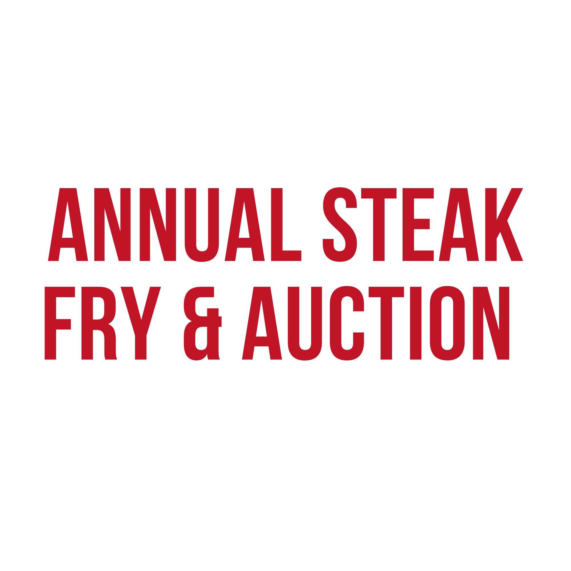 Annual Steak Fry & Auction Logo