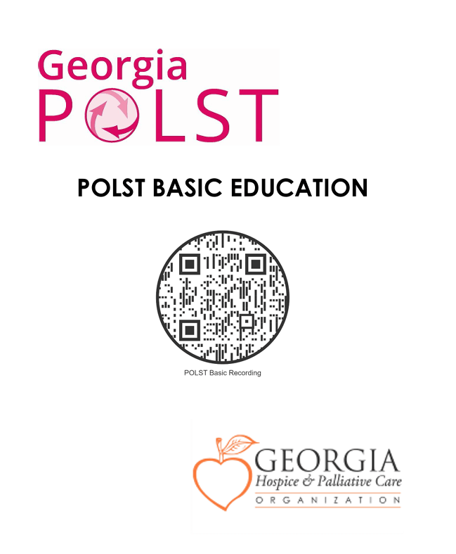 GA POLST Basic Training QR Code GA POLST Basic Training QR Code