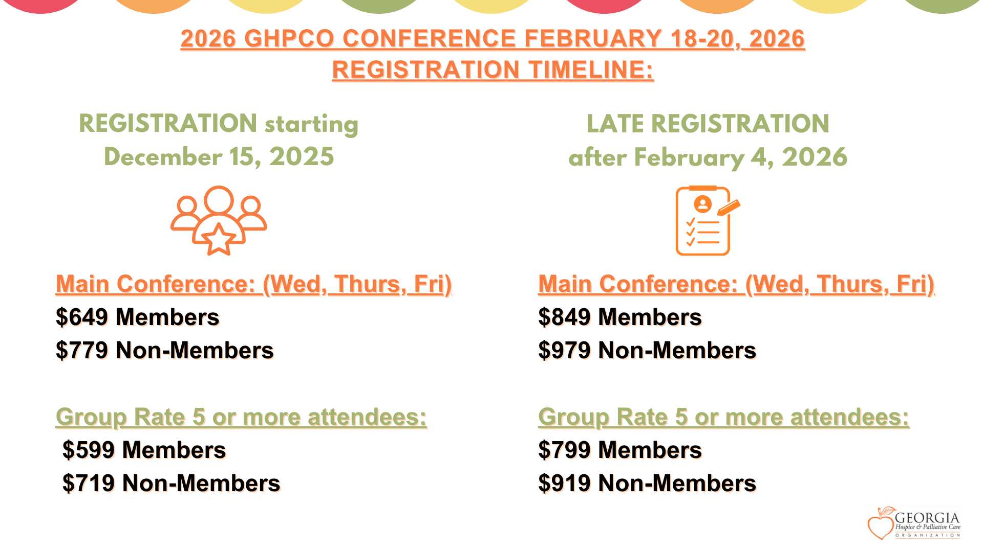 2026 Annual Conference Regular &amp; Late Registration