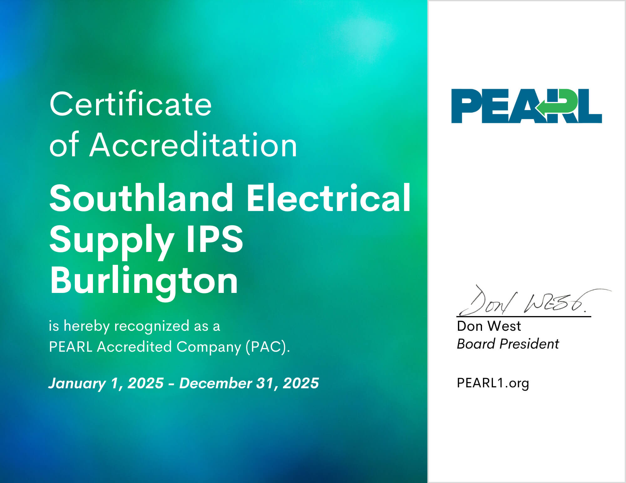 PEARL Accredited Company Certificate-26