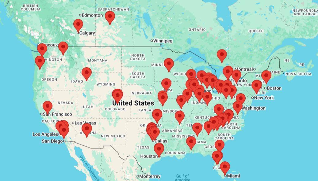 PEARL Member Map