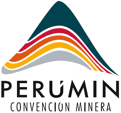 multicolored logo for Perumin