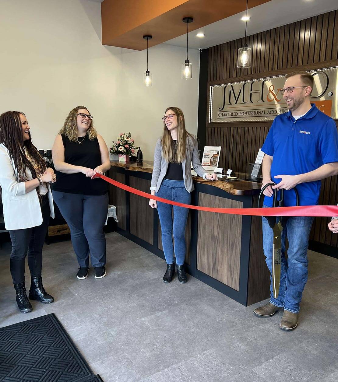 JMH & Co Ribbon Cutting event with Southeast Alberta Chamber of Commerce