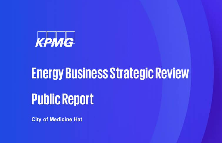 Energy Business Strategic Review Public Report, Title screenshot